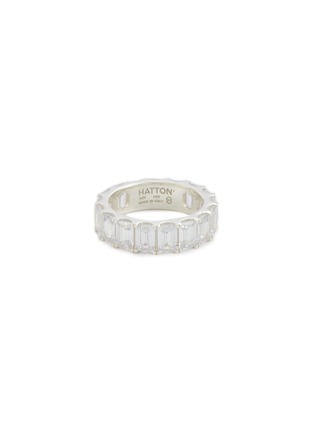 Main View - Click To Enlarge - HATTON LABS - Octagon Sterling Silver Eternity Ring