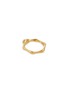 Detail View - Click To Enlarge - MISSOMA - Magma 18K Gold Plated Brass Rainbow Moonstone Stacking Ring
