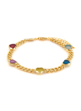 Main View - Click To Enlarge - MISSOMA - Jelly Heart 18K Gold Plated Brass Bracelet