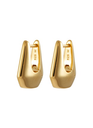 Main View - Click To Enlarge - MISSOMA - x Lucy Williams Arco 18K Gold Plated Small Hoop Earrings