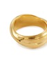 Detail View - Click To Enlarge - MISSOMA - x Lucy Williams Entwine Ridge Chunky 18K Gold Plated Brass Ring
