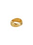 Main View - Click To Enlarge - MISSOMA - x Lucy Williams Entwine Ridge Chunky 18K Gold Plated Brass Ring