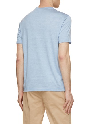Back View - Click To Enlarge - PAUL & SHARK - Cotton Silk Rivera T-shirt
