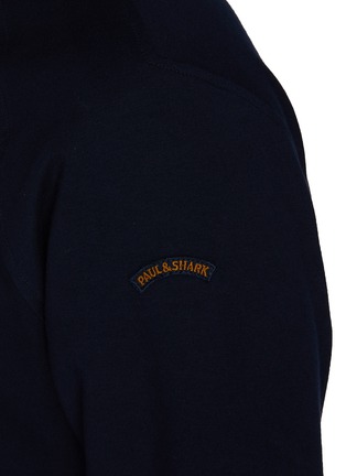  - PAUL & SHARK - Logo Badge Half Zip Sweatshirt