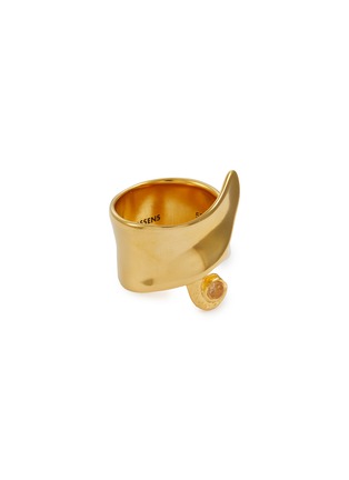 Main View - Click To Enlarge - GOOSSENS - Foliage 24k Gold Plated Ring