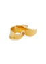 Main View - Click To Enlarge - GOOSSENS - Foliage Double 24k Gold Plated Ring