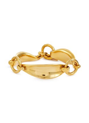Main View - Click To Enlarge - GOOSSENS - Foliage 24k Gold Plated Bracelet