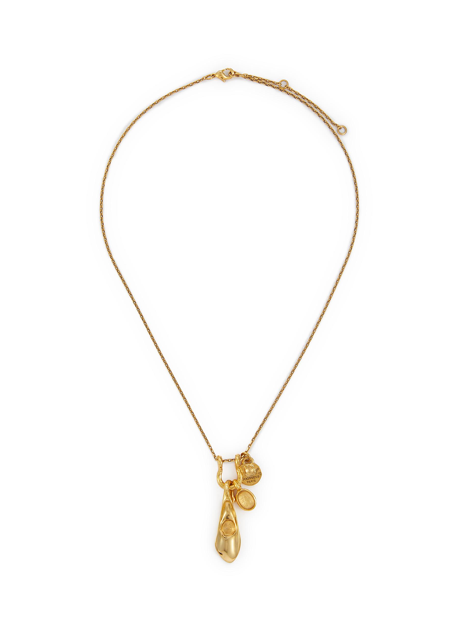Foliage 24k Gold Plated Necklace