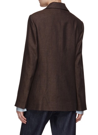 Back View - Click To Enlarge - LOEWE - Tailored Single Breasted Blazer