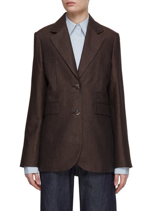 Main View - Click To Enlarge - LOEWE - Tailored Single Breasted Blazer