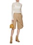 Figure View - Click To Enlarge - LOEWE - Wrap Pleated Shorts