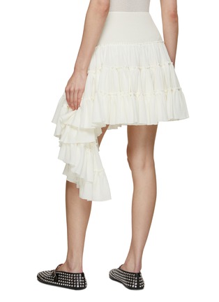 Back View - Click To Enlarge - LOEWE - Ruffled Silk Skirt