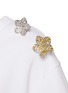  - LOEWE - Asymmetrical Flower Brooch Shoulder T-Shirt