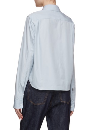 Back View - Click To Enlarge - LOEWE - Pleated Shirt