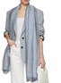 Figure View - Click To Enlarge - JANE CARR - Solitaire Cashmere Blend Scarf