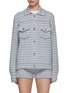 Main View - Click To Enlarge - BARRIE - Chequered Cashmere Cotton Jacket