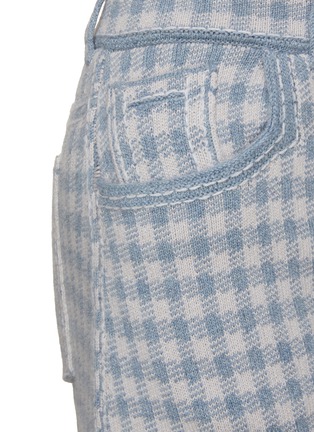  - BARRIE - Chequered Cashmere Cotton Shorts