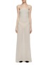 Main View - Click To Enlarge - BARRIE - Needlepoint Cashmere Knitted Maxi Dress