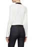 Back View - Click To Enlarge - BALMAIN - Buttoned Round Neck Knit Cardigan