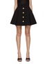 Main View - Click To Enlarge - BALMAIN - Buttoned Flared Tulip Waist Skirt