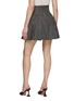 Back View - Click To Enlarge - BALMAIN - Vichy Tweed Tulip Short Skirt