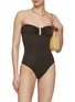 Figure View - Click To Enlarge - ERES - Metal Link Bustier Swimsuit