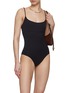 Figure View - Click To Enlarge - ERES - Two-Toned Twist Strap Tank Swimsuit