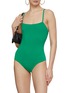 Figure View - Click To Enlarge - ERES - Square Neck Tank Swimsuit
