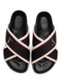 Detail View - Click To Enlarge - CHRISTIAN LOUBOUTIN - Hot Cross Bizz Leather Sandals