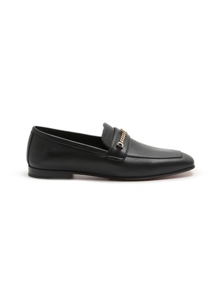 Main View - Click To Enlarge - CHRISTIAN LOUBOUTIN - MJ Moccassin Leather Loafers