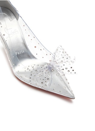 Detail View - Click To Enlarge - CHRISTIAN LOUBOUTIN - Jelly Strass 80 Pumps