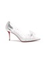 Main View - Click To Enlarge - CHRISTIAN LOUBOUTIN - Jelly Strass 80 Pumps