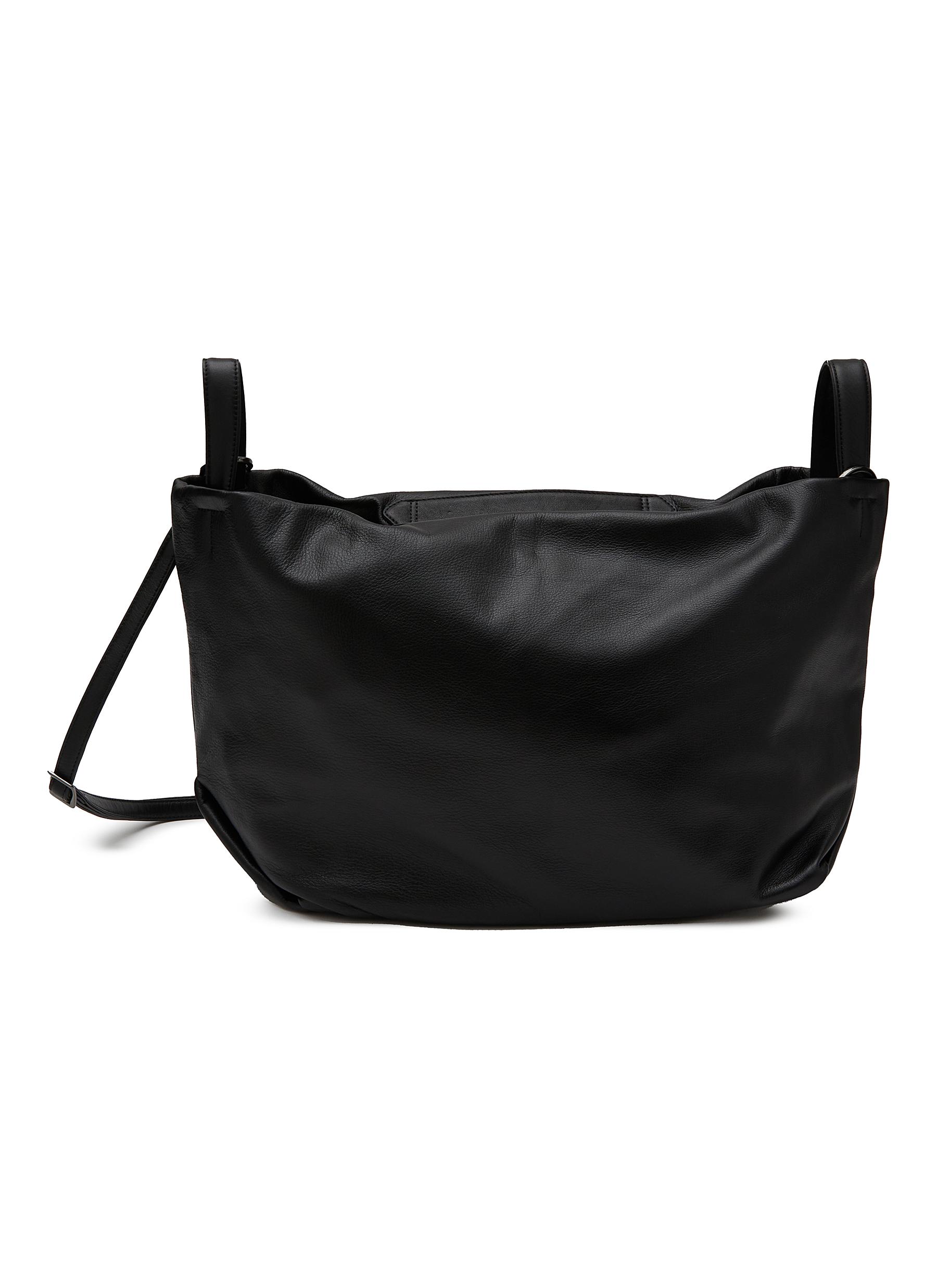 DISCORD YOHJI YAMAMOTO | Large Tulips Leather Handbag | Men