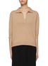 Main View - Click To Enlarge - YVES SALOMON - Wool Cashmere Knitted Polo Top