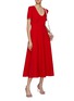 Figure View - Click To Enlarge - ROLAND MOURET - Flared Crepe Mini Dress