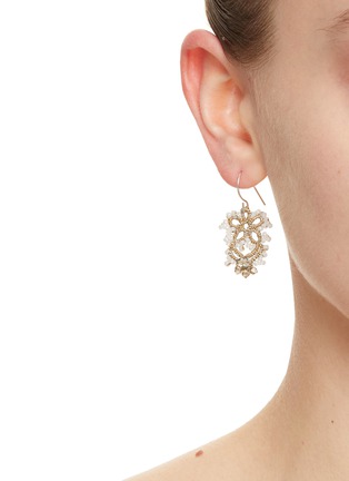 Figure View - Click To Enlarge - LORINA BALTEANU - Tuesday Swarovski Crystal Earrings