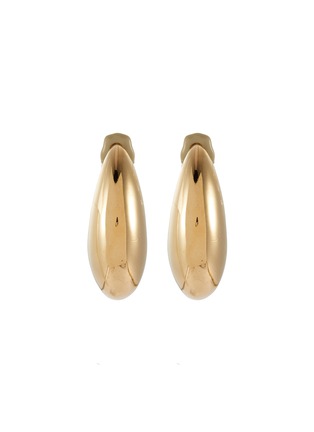 Main View - Click To Enlarge - LANE CRAWFORD VINTAGE ACCESSORIES - Ciner Gold Tone Drop Clip On Earrings