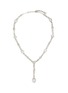 Main View - Click To Enlarge - LANE CRAWFORD VINTAGE ACCESSORIES - Carolee Silver Tone Crystal Necklace