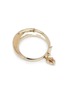 Detail View - Click To Enlarge - LANE CRAWFORD VINTAGE ACCESSORIES - Jomaz Gold Tone Diamante Hoop Clip On Earrings
