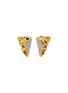 Main View - Click To Enlarge - ALEXIS BITTAR - Solanales Gold Crystal Folded Mini Earring