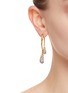 Figure View - Click To Enlarge - ALEXIS BITTAR - Solanales 14K Gold Crystal Front Back Double Drop Earring