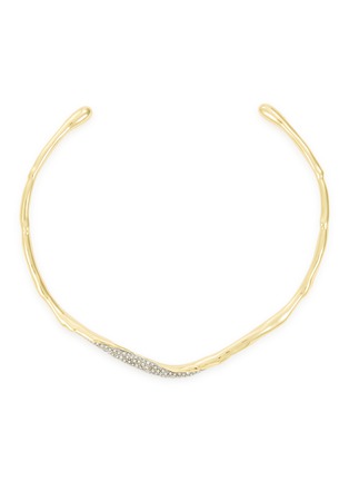 Main View - Click To Enlarge - ALEXIS BITTAR - Solanales Gold Crystal Skinny Collar