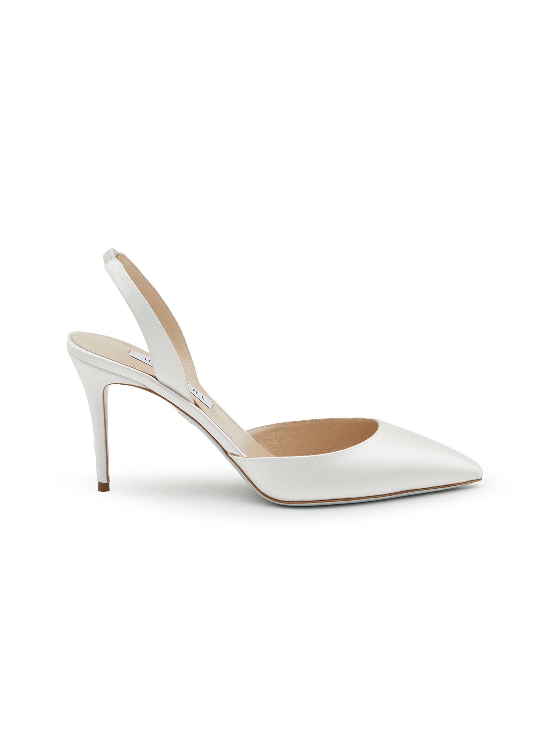 AQUAZZURA | So Nude 85 Slingback Pumps | Women | Lane Crawford