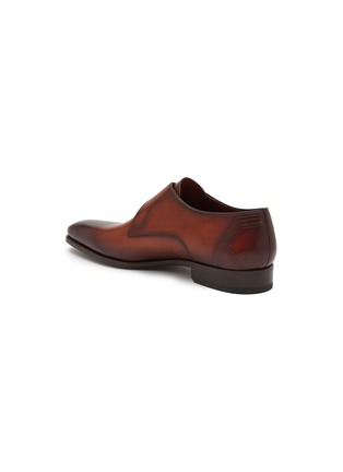  - MAGNANNI - Burnished Monk Leather Loafers
