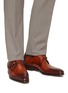Figure View - Click To Enlarge - MAGNANNI - Burnished Monk Leather Loafers
