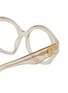 Detail View - Click To Enlarge - LOEWE - Chunky Anagram Rectangle Acetate Optical Glasses