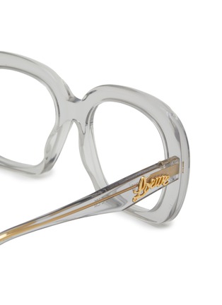 Detail View - Click To Enlarge - LOEWE - Curvy Acetate Optical Glasses