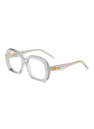 Main View - Click To Enlarge - LOEWE - Curvy Acetate Optical Glasses