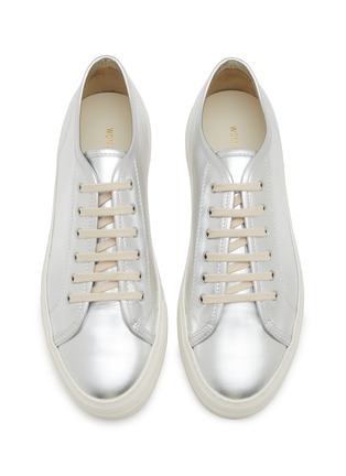 Detail View - Click To Enlarge - COMMON PROJECTS - Tournament Leather Sneakers