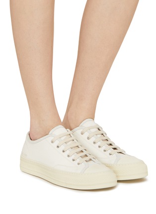 Figure View - Click To Enlarge - COMMON PROJECTS - Tournament Leather Sneakers